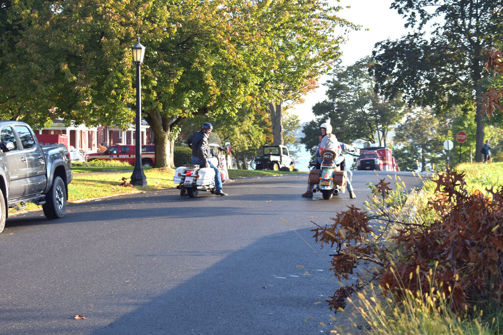 Trotting through Fort Totten on Halloween