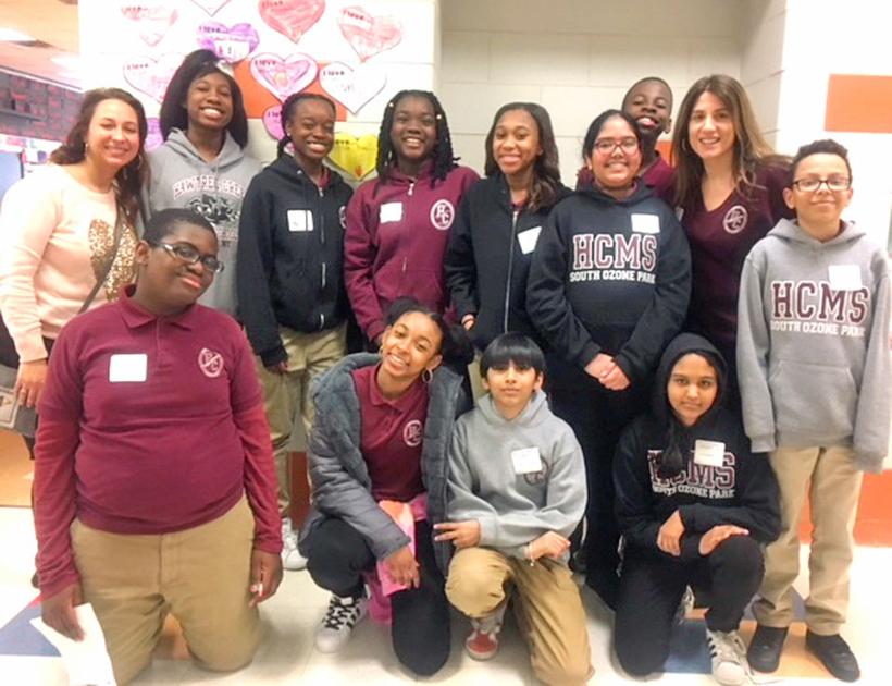 Students from MS 297 celebrate 'Respect for All Week' Queens