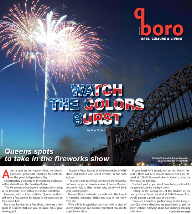 Queens spots to take in the fireworks show