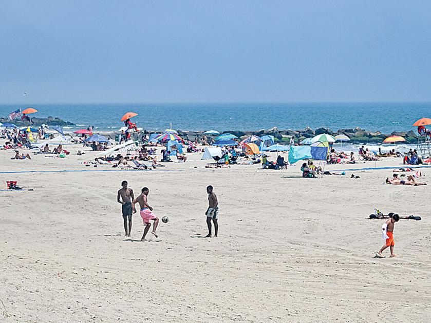 In Rockaway, a vacation day close to home