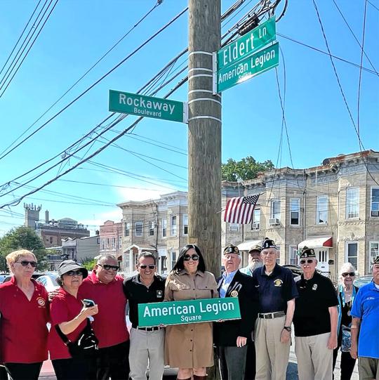 Intersection dubbed 'American Legion Square'