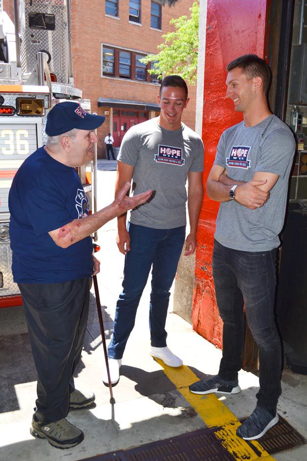Yankees surprise former FDNY firefighter