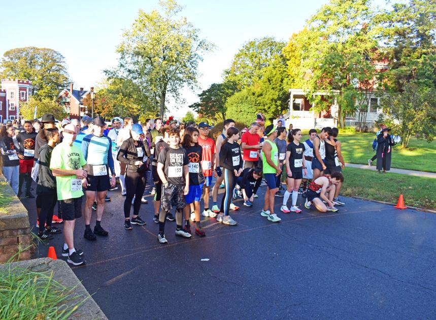 Trotting through Fort Totten on Halloween