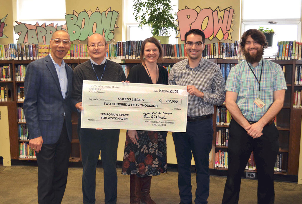 Woodhaven Library temp