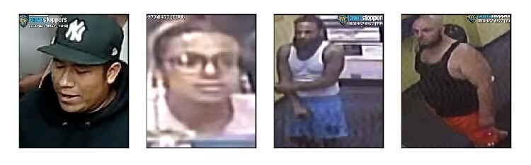 Cops on hunt for four alleged thugs