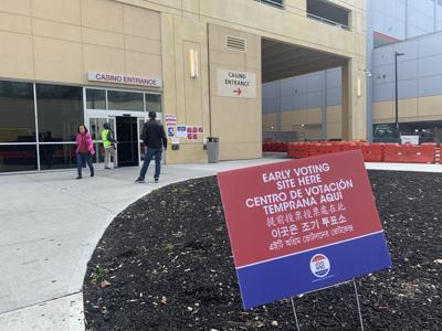 Underwhelming turnout for early voting — but it's smooth going, so far 1