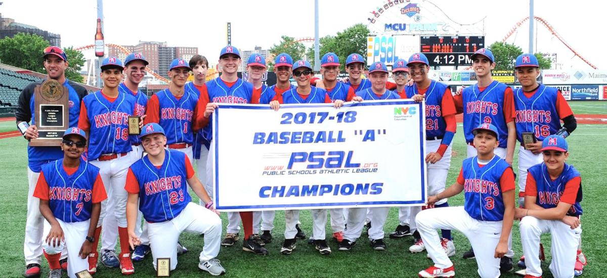 Knights crowned PSAL baseball champions