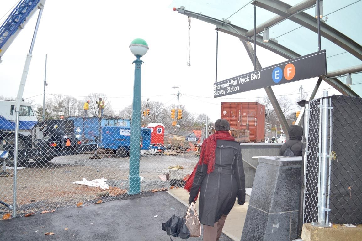 Briarwood subway entrance now open