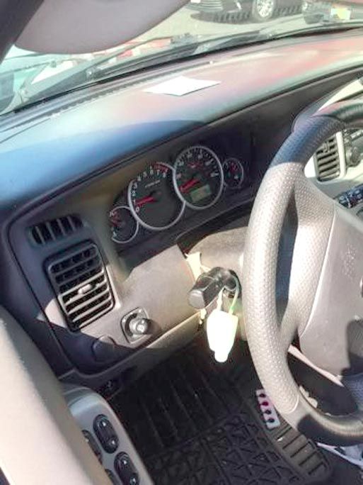 Car in Staples lot left running for hours