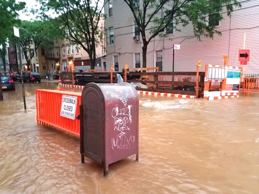 Ridgewood hit by heavy flooding