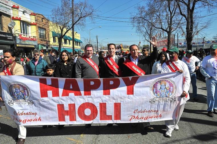 Holy holi! Parade draws thousands Queens Chronicle Event Photo Galleries