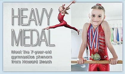 Doing flips over Howard Beach's littlest gymnast - Queens