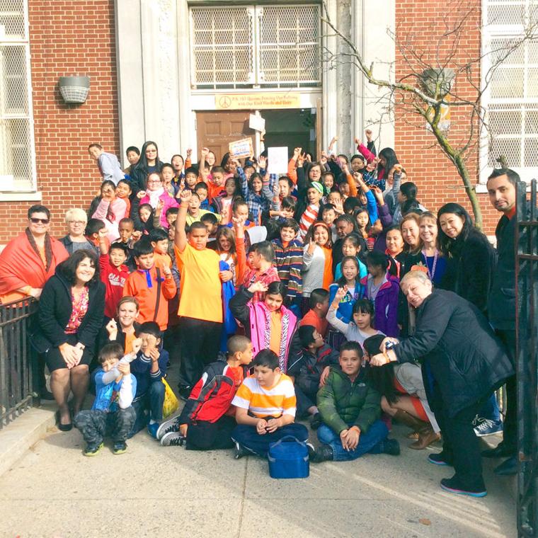 PS 163 The Flushing Heights School, celebrated an antibullying event