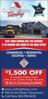 OLDE TOWN ROOFING - Ad from 2026-05-10