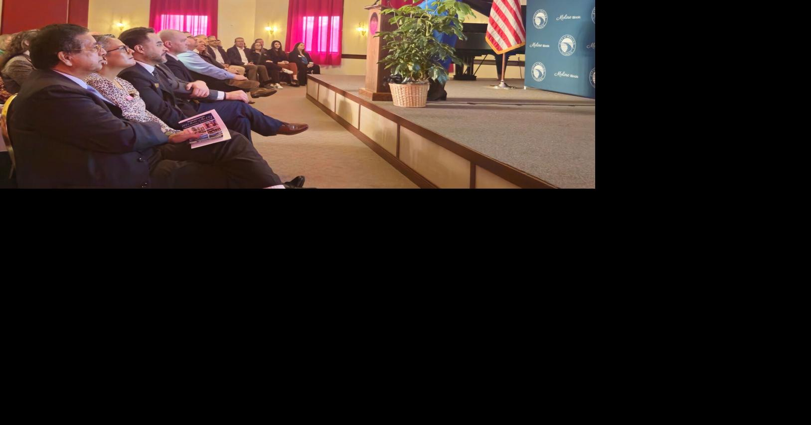 Moline Mayor Sangeetha Rayapati highlights city progress, growth in annual State of the City speech 02/03