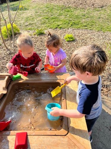 Hand in Hand sensory table