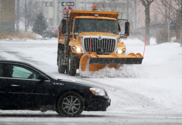 More than 2 inches of snow creates driving challenge on Sunday