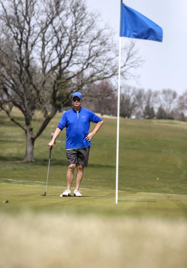 Photos A sunny day for golf at Palmer Hills Golf Course in Bettendorf