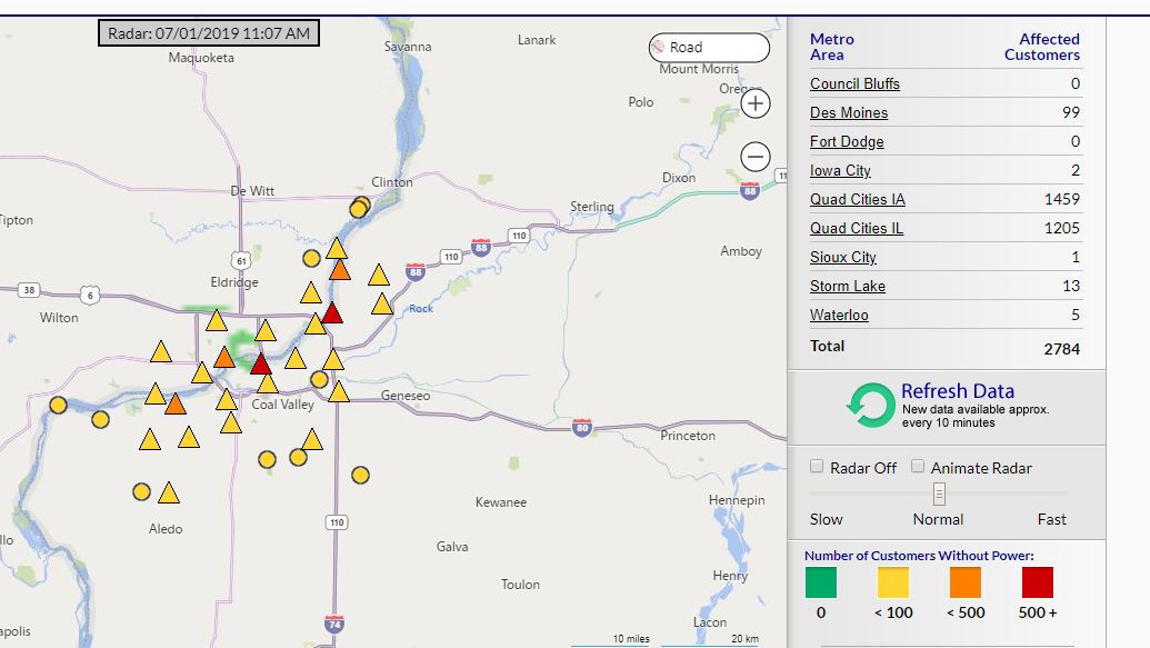 Midamerican Energy Power Outage Map - Maping Resources
