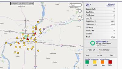 Midamerican Energy Power Outage Map | Living Room Design 2020