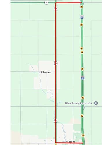 Overnight Closure of Northbound I-35 from Northeast 36th Street to Iowa 210 for Barrier Removal Begins on May 21