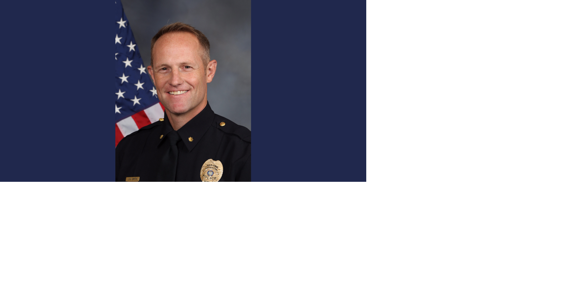 Davenport names new assistant chief of police