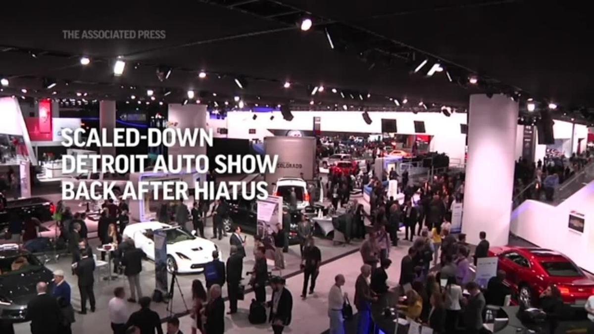 Scaled-down Detroit auto show back after hiatus