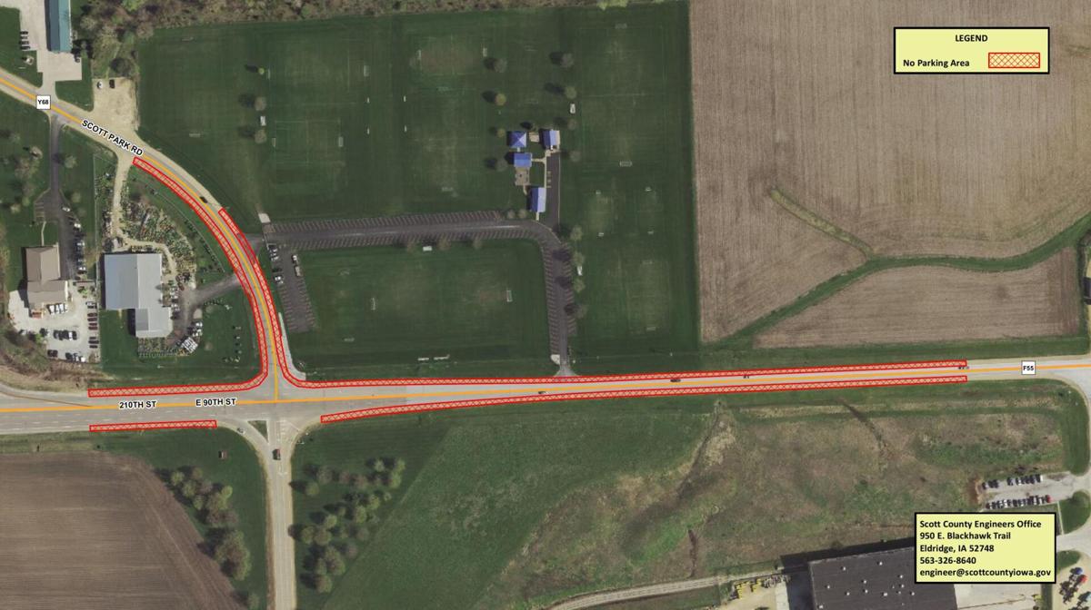 Proposed no parking zones