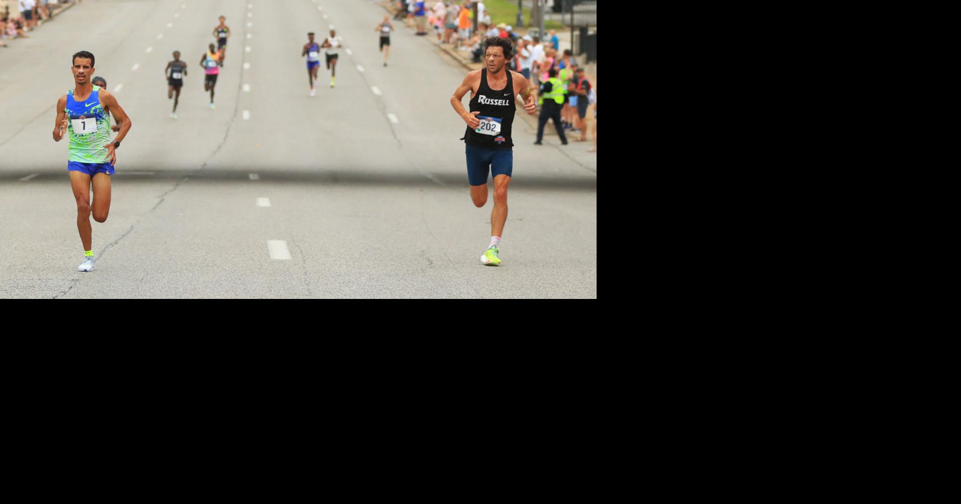 Phil Young talks about his run following the Quad-City Times Bix 7