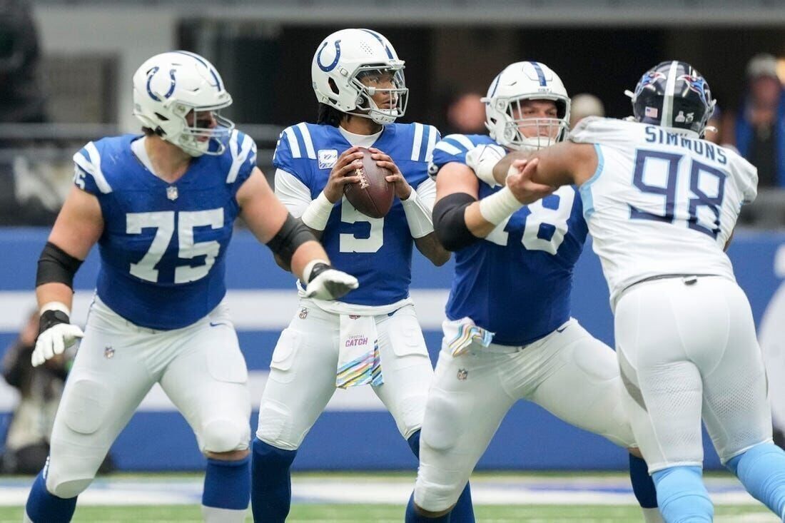 Anthony Richardson not starting at QB for Indianapolis Colts against  Chicago Bears