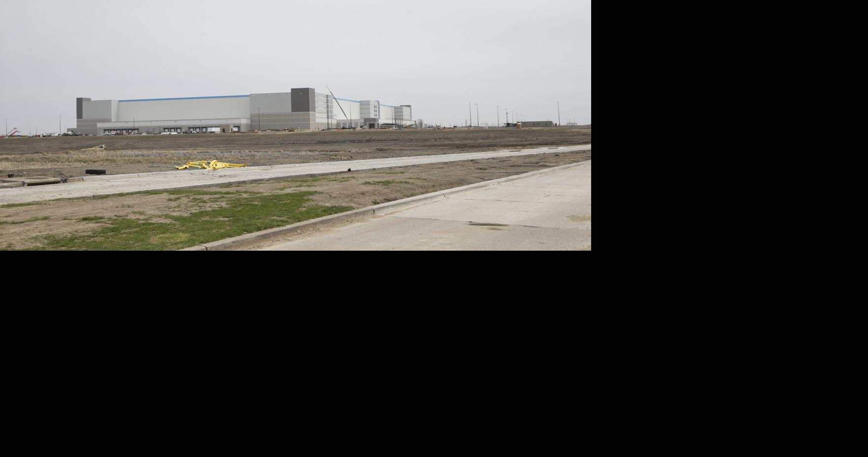 Take a look at construction of the Amazon distribution center in Davenport