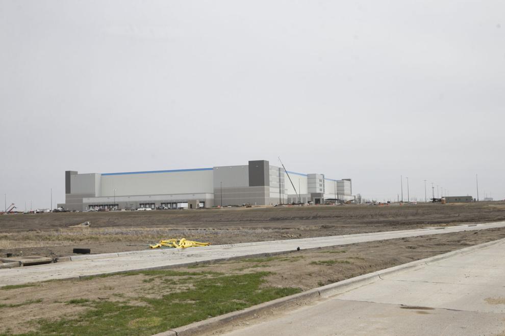 Take a look at construction of the Amazon distribution center in Davenport