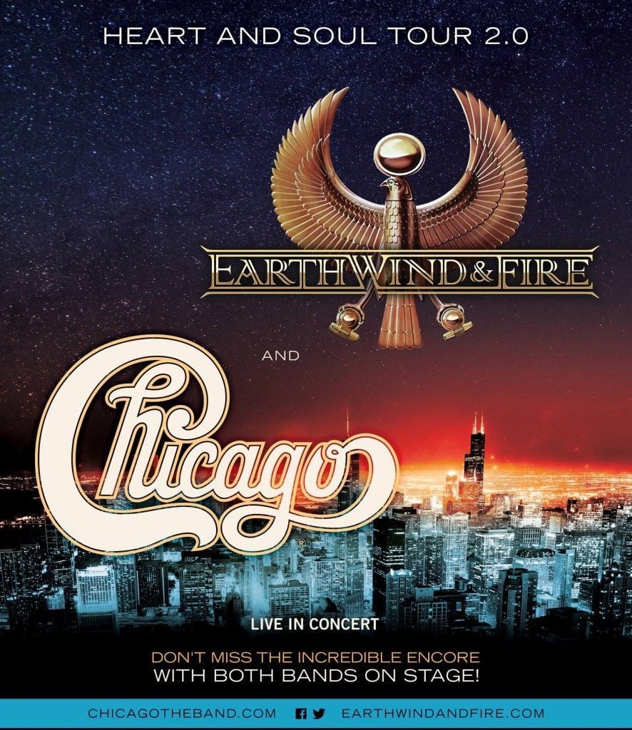 Chicago, Earth Wind & Fire to return in coheadlining concert in April