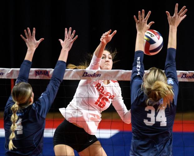 COLLEGE VOLLEYBALL Northwestern tops St. Ambrose in four sets at nationals