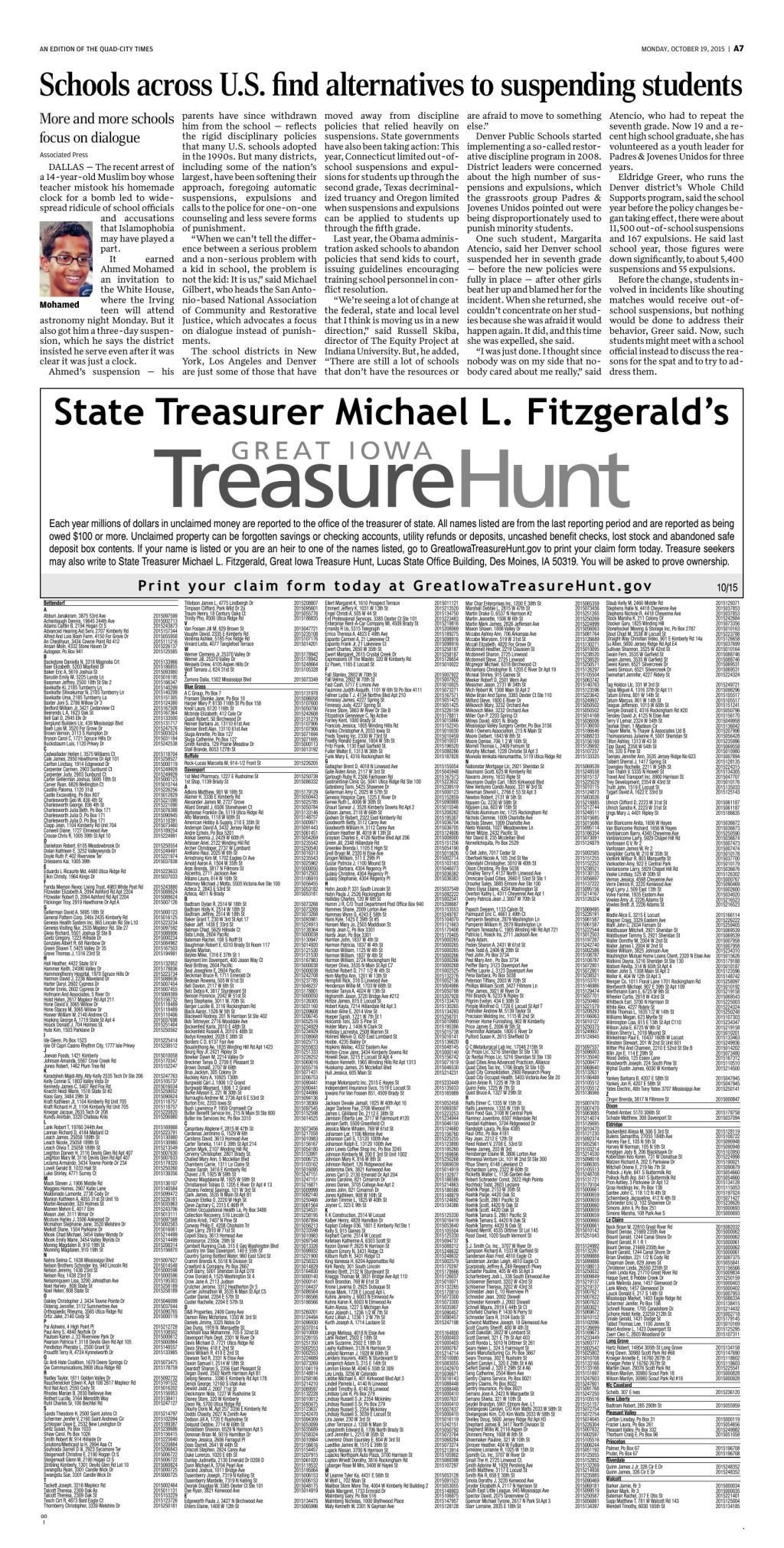 Great Iowa Treasure Hunt