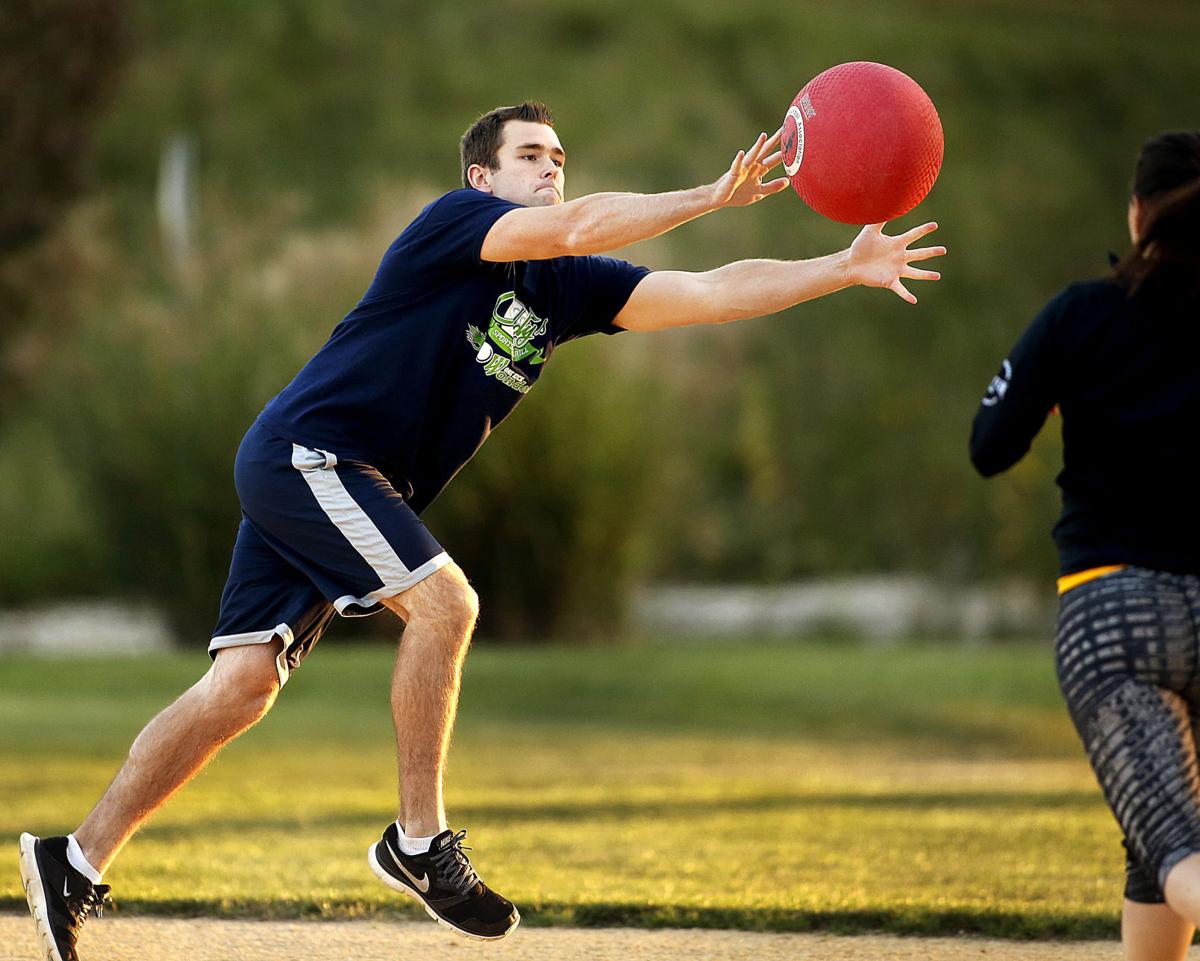 Adults get a kick out of kickball league Bettendorf News qctimes com