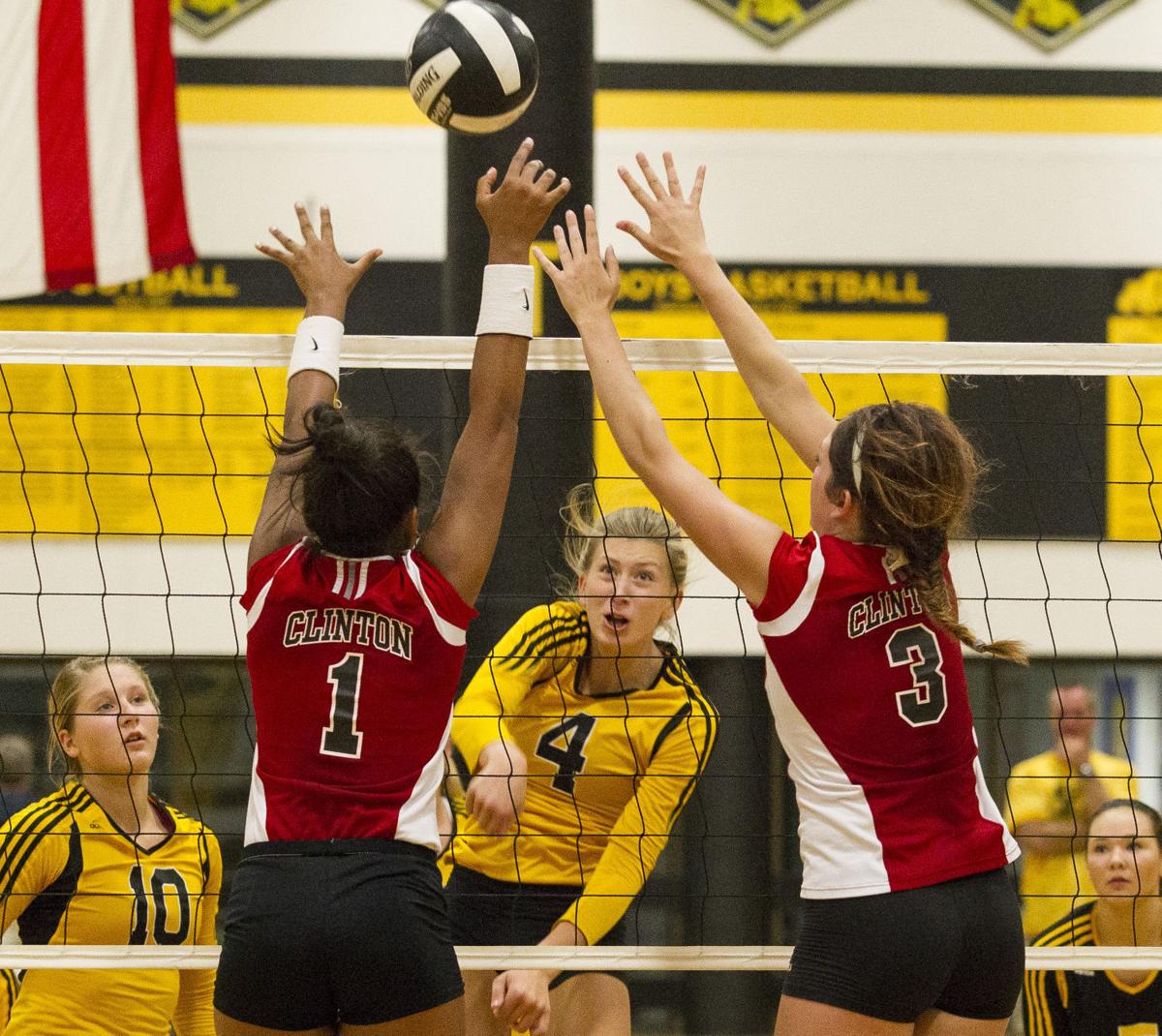 Photos Bettendorf vs. Clinton girls volleyball QC Varsity