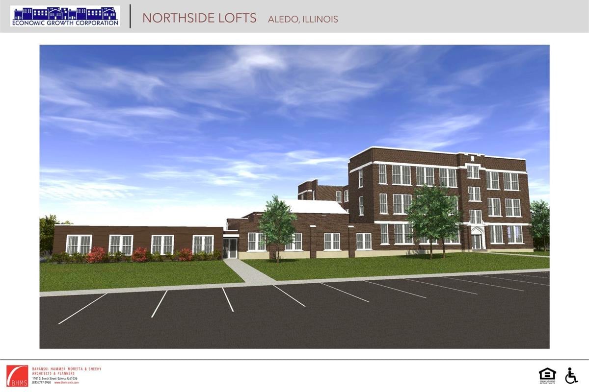 Northside Lofts rendering in Aledo