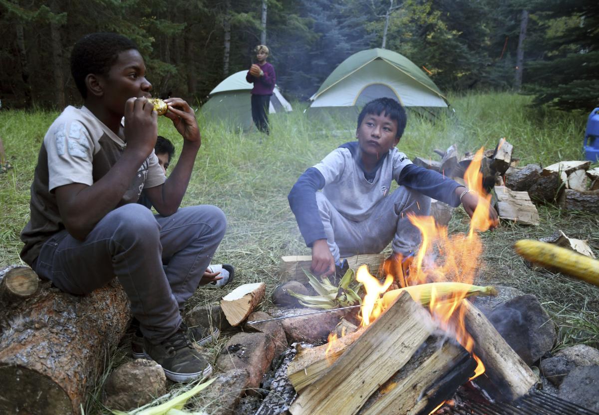 APTOPIX Refugee Boy Scouts