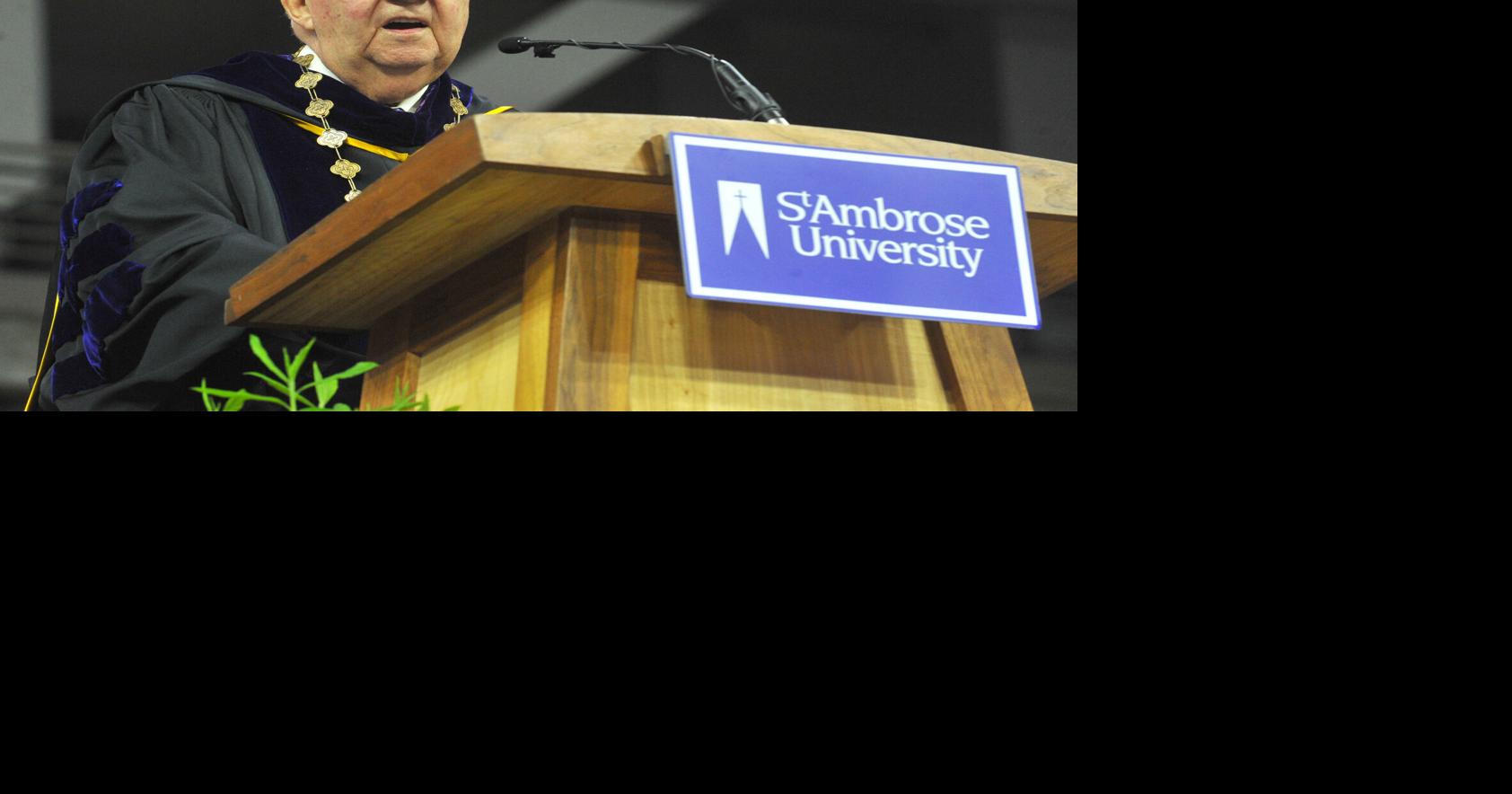 Photos St. Ambrose University Commencement at the TaxSlayer Center