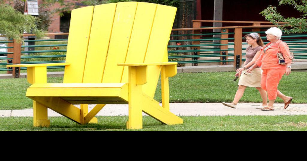 Giant Adirondack chair added to Bombardier Park
