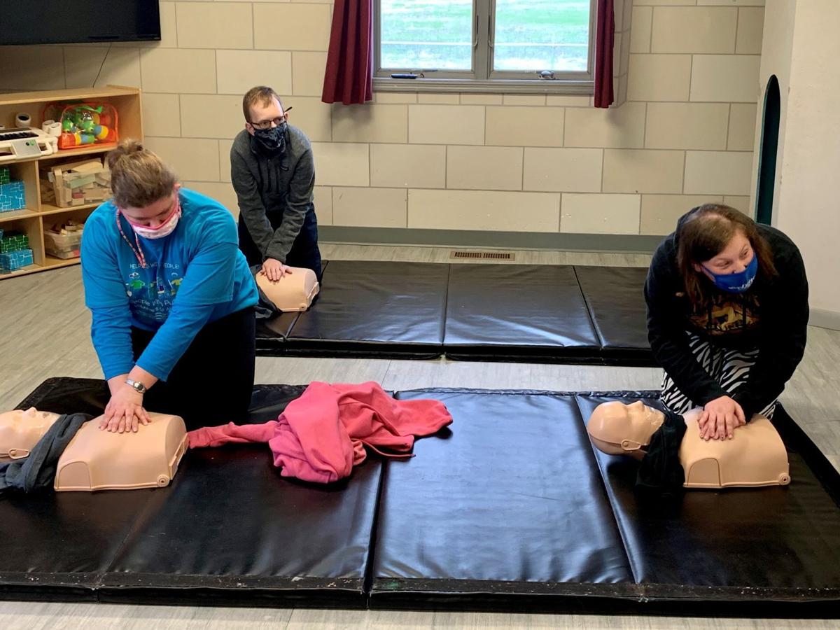 Hand in Hand's People with Purpose Program takes part in CPR training