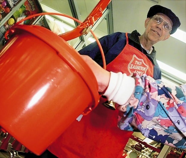 salvation army bell ringer