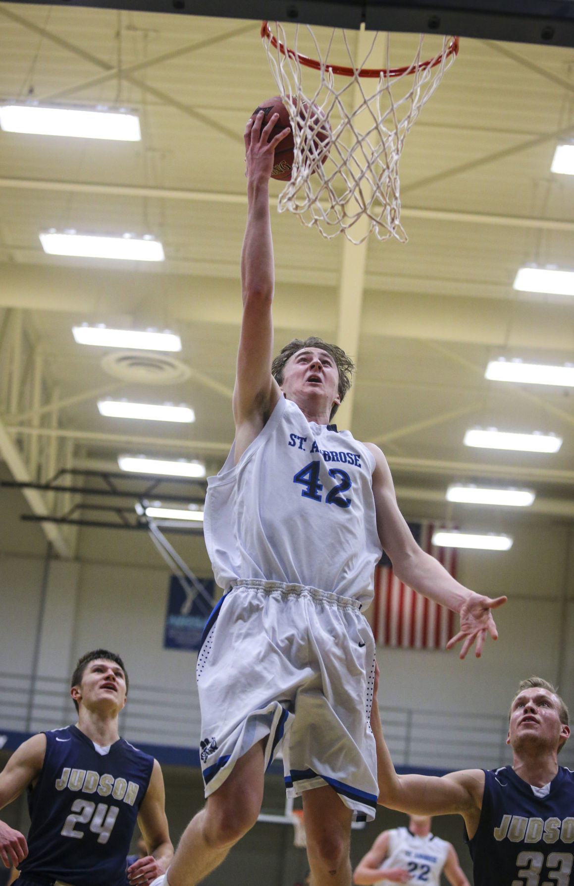 Photos Judson men's basketball at St. Ambrose College Basketball