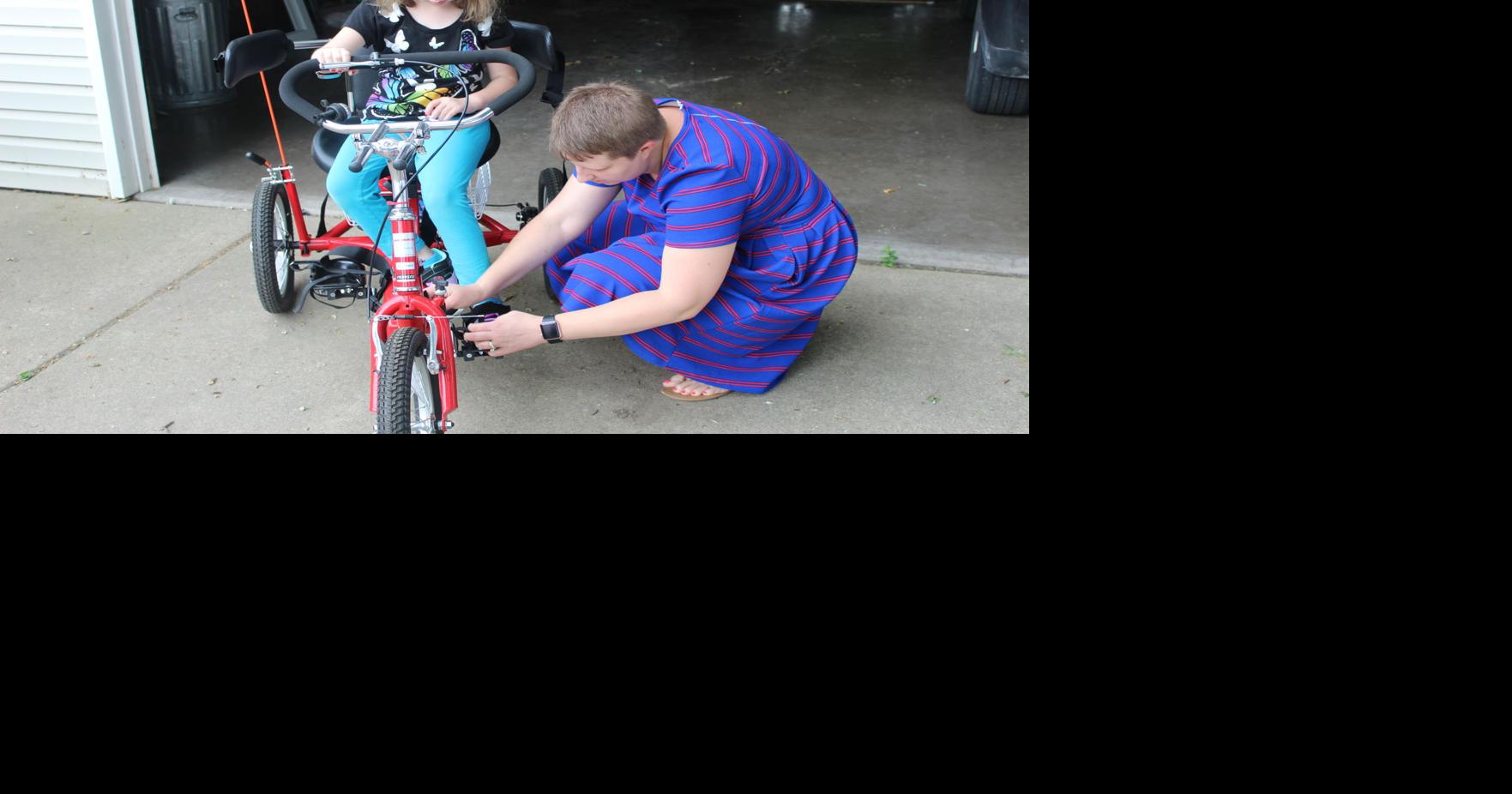 'A dream come true' Adaptive tricycles get special needs children biking