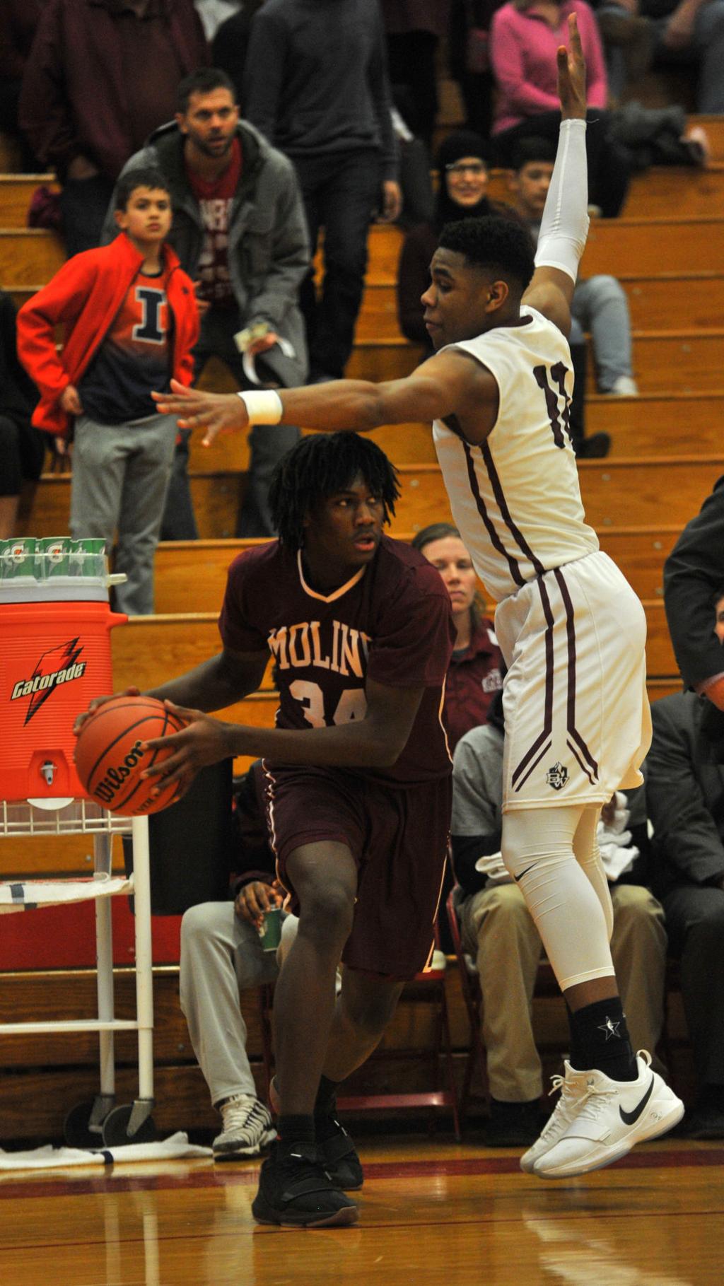 Belleville West Pulls Away From Moline High School Boys Basketball Qcvarsity Com Qctimes Com