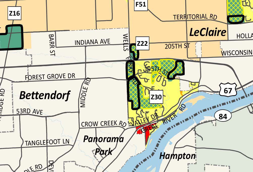 Davenport Ia Zoning Map New County Land Use Map Preserves Ag Ground | Local News | Qctimes.com