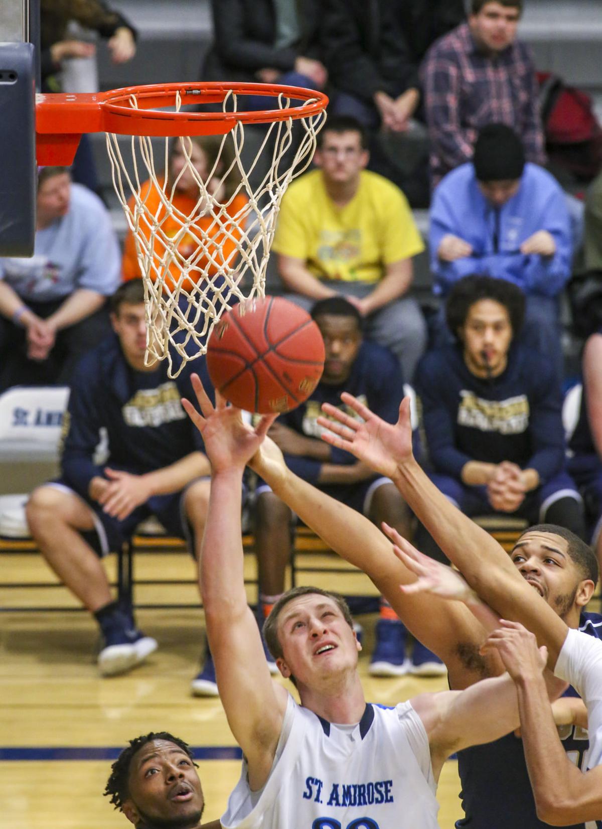 Photos Judson men's basketball at St. Ambrose College Basketball