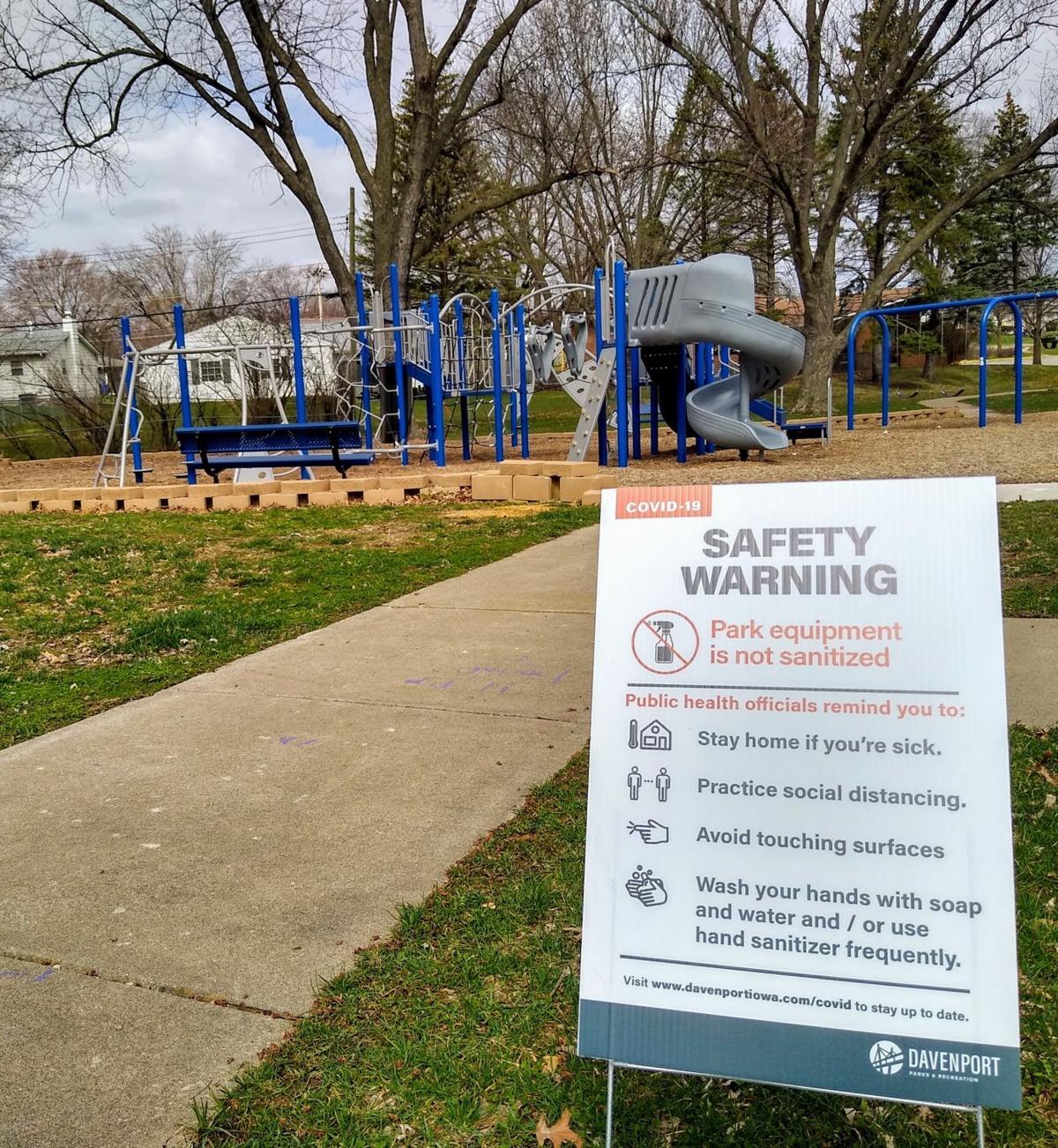 Enjoy nature, but stay off Quad-Cities playgrounds and pickleball
