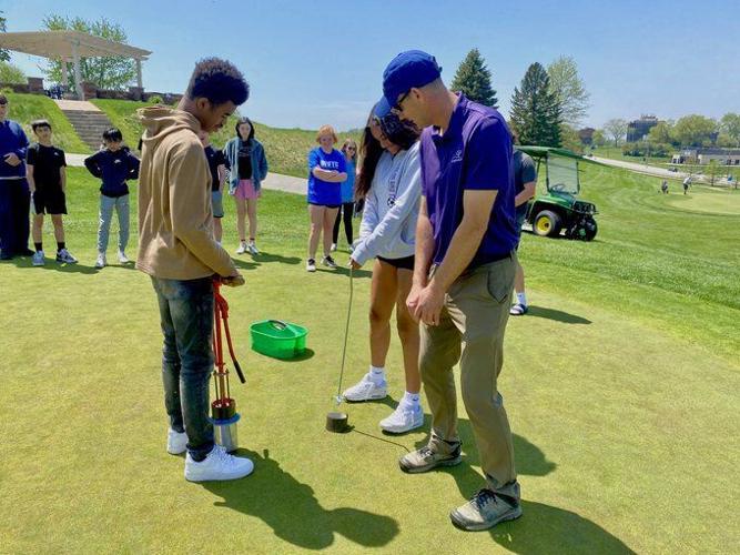 Hear how Bettendorf eighth-graders learn the science behind golf course  management